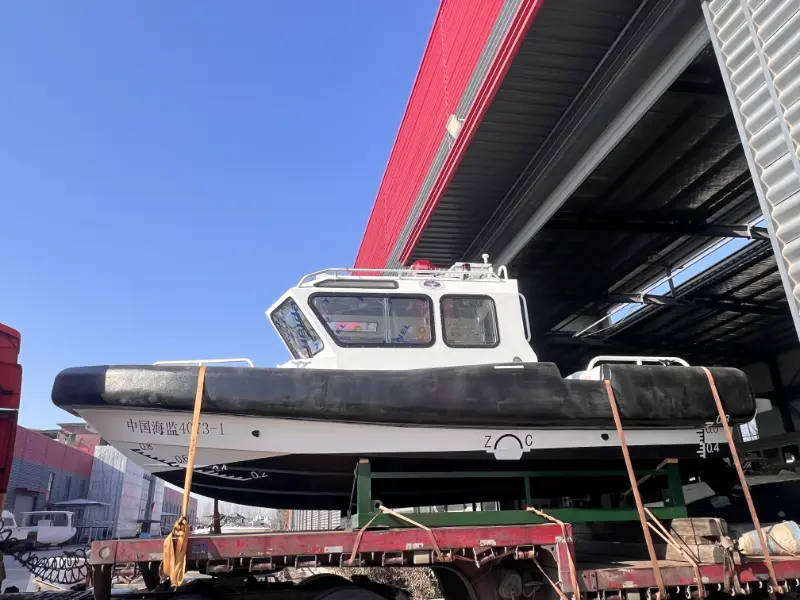 Endadada® Yahchet As 7.8m የአሉሚኒየም የሥጋ ማስፈጸሚያ ሕግ ጀልባን በተሳካ ሁኔታ ያስተላልፋል